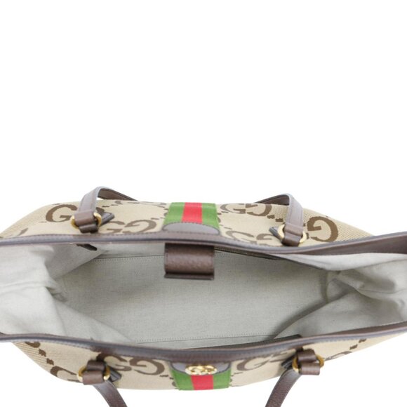 Gucci  Ophidia Medium GG Supreme Canvas Tote Bag Beige 631685 - Picture 10 of 14